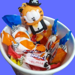 Vaso + Caramelos+Juguetes